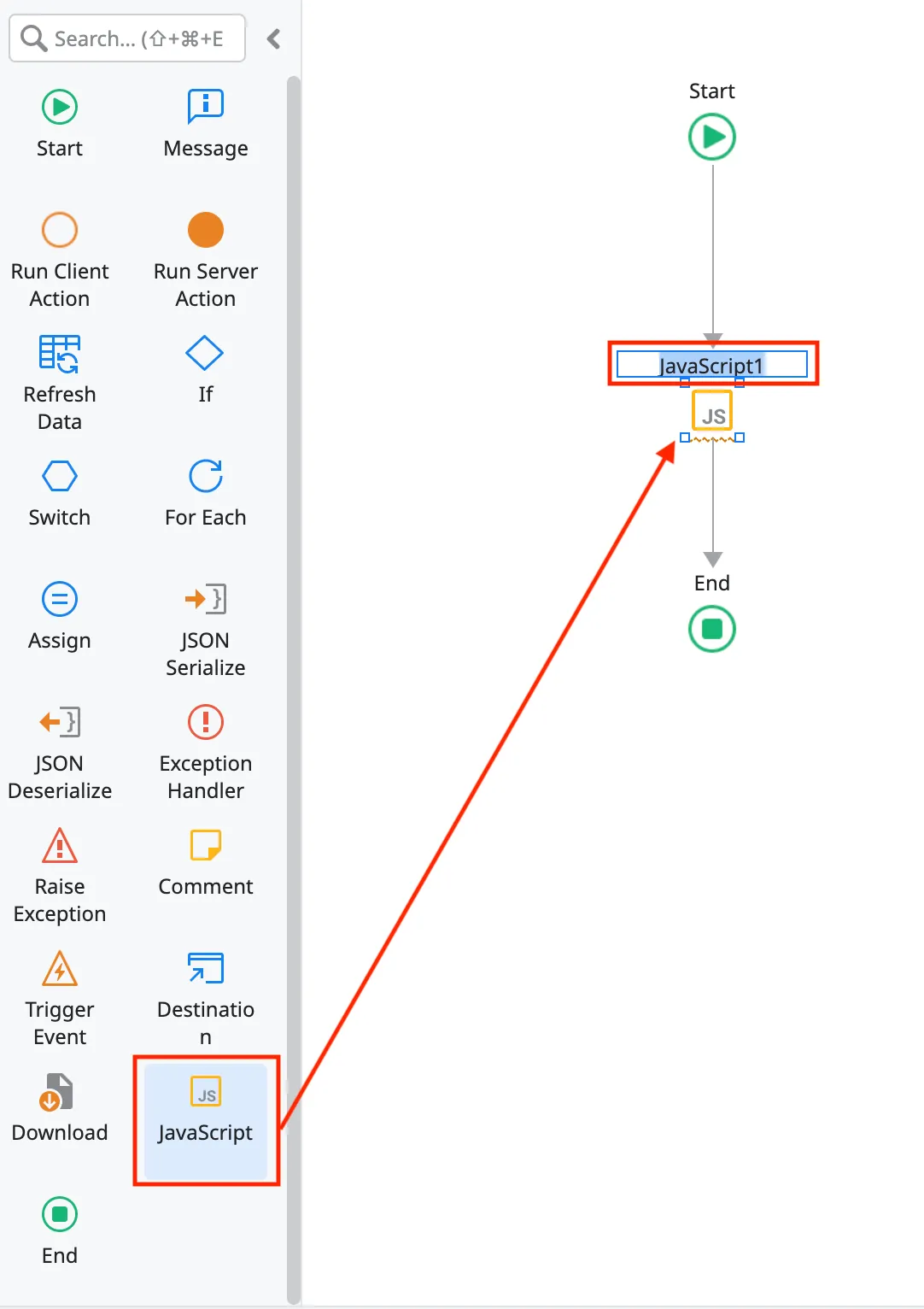 Add JavaScript SetFunctionProps