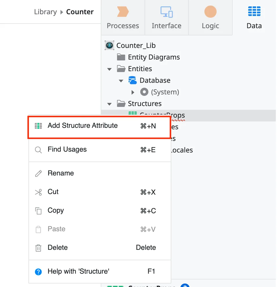 Add structure attributes