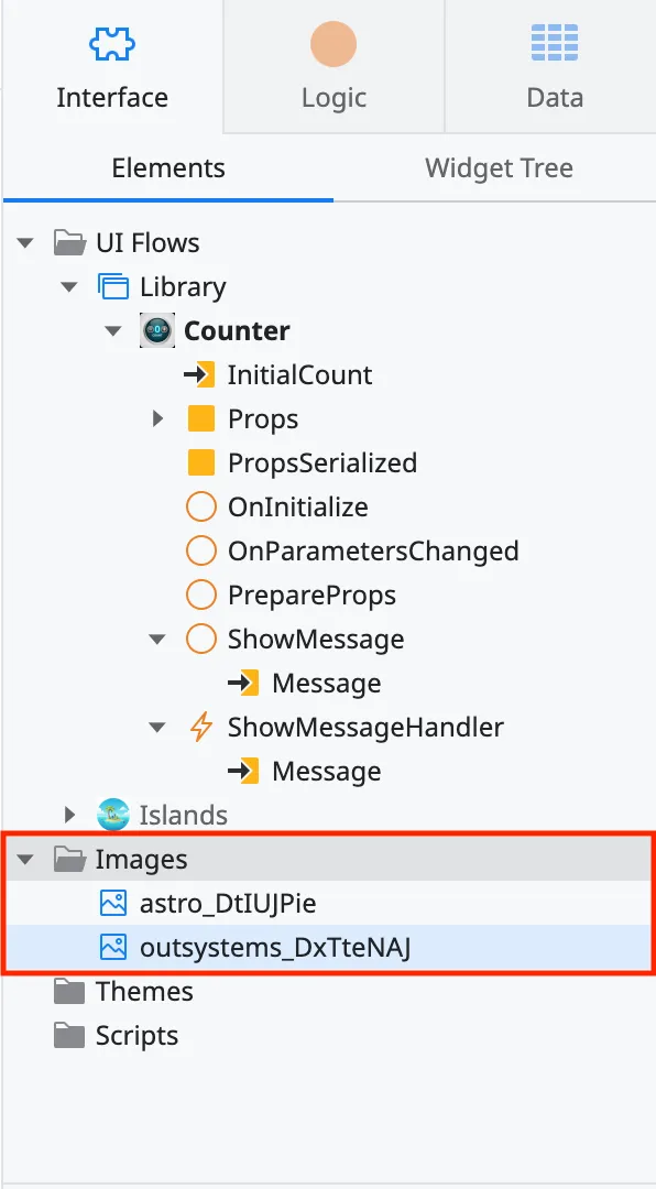 Visual representation add images