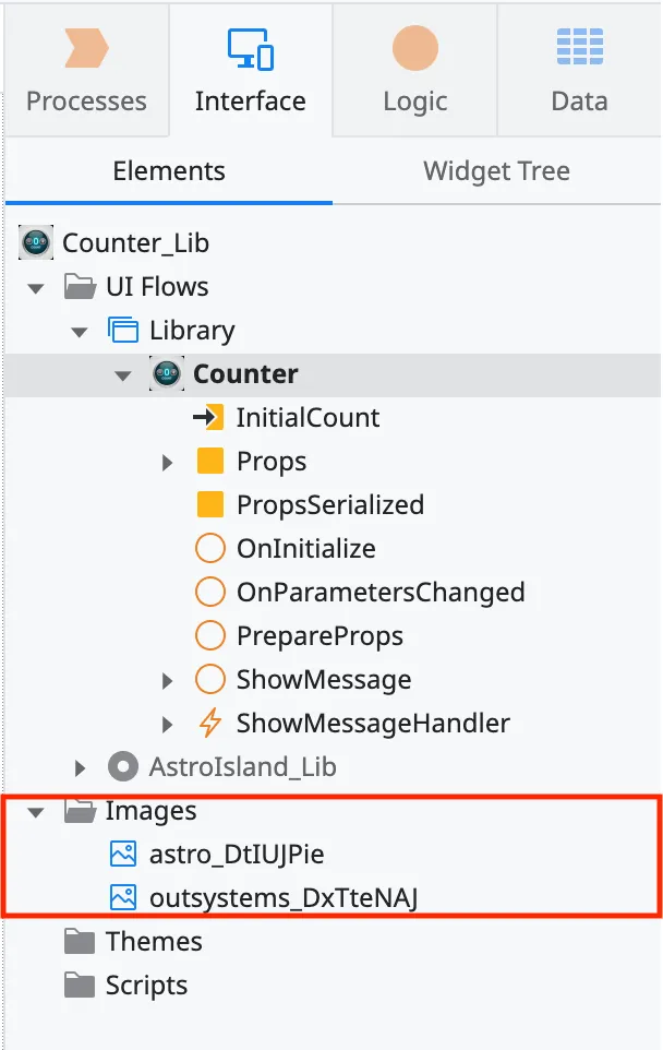 Visual representation add images